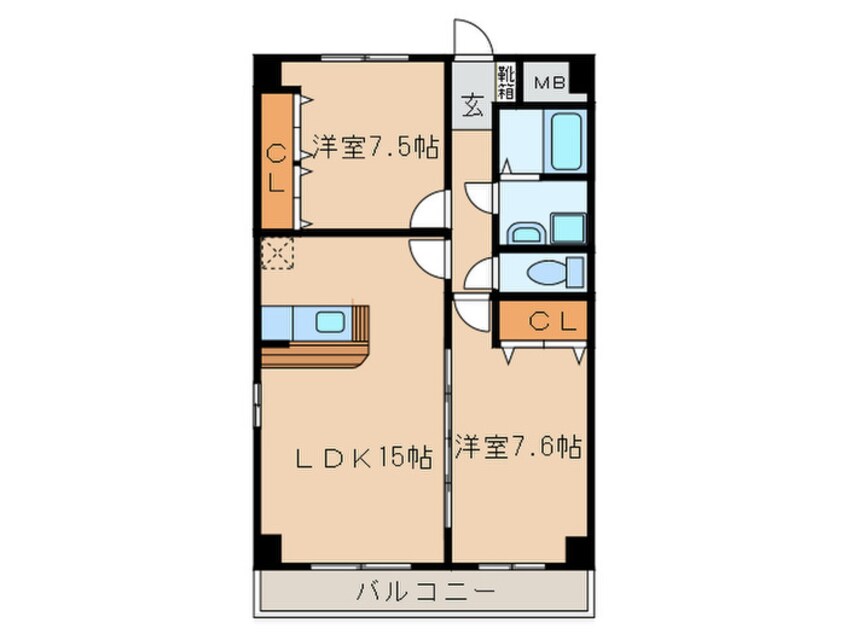 間取図 グランツ清須