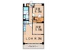 Charme Hongo 2LDKの間取り