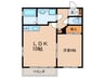エンゼル本山 1LDKの間取り