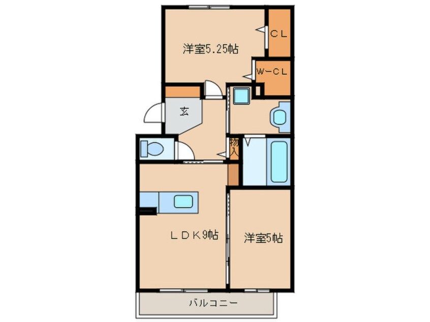 間取図 セジュール渋谷