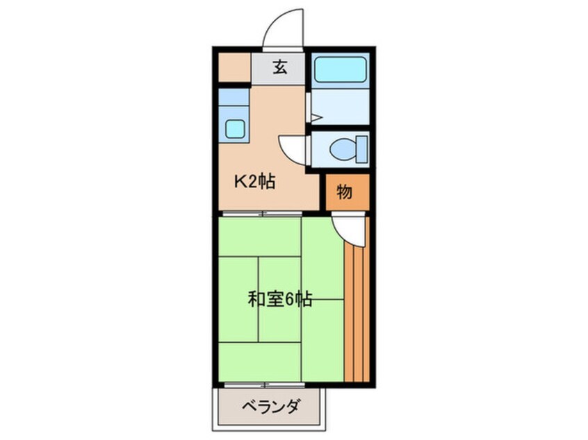 間取図 ハイツアポロ