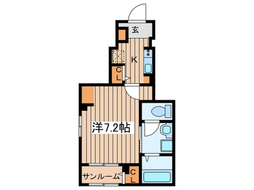 間取図 サンビオラ砂口
