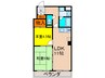 リエス千代田 2LDKの間取り