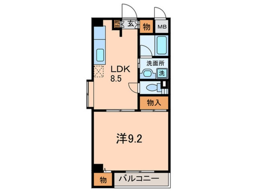 間取図 アネックス徳川西