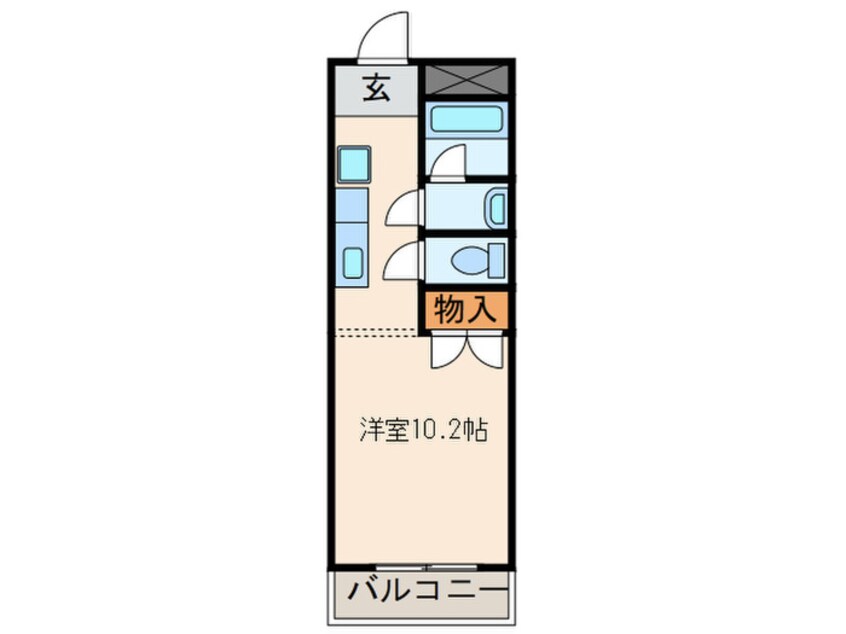 間取図 ハイツディアフィ－ルド