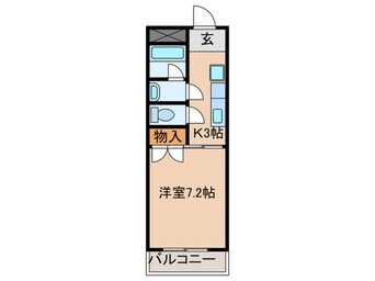 間取図 ハイツディアフィ－ルド