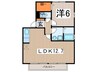 メゾン南山 1LDKの間取り