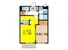 ＵＲＢＡＮ 1LDKの間取り