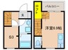 RadIAnce扶桑 1SRの間取り