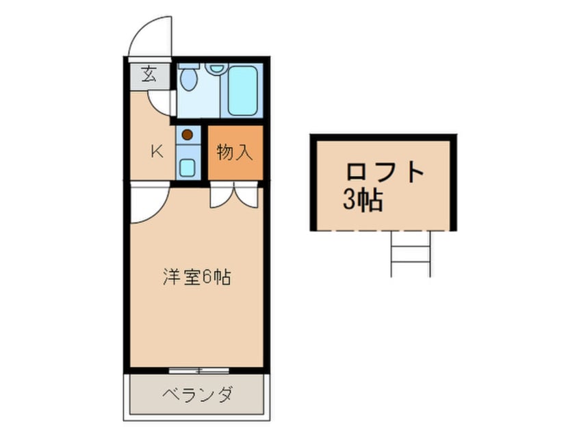 間取図 パレス烏森