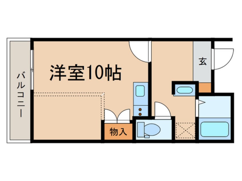 間取図 ＡＸＩＡ八熊