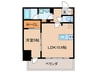 ﾊﾟｰｸｱｸｼｽ名古屋山王一丁目 1LDKの間取り
