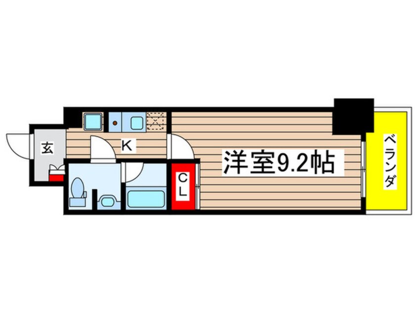 間取図 ﾊﾟｰｸｱｸｼｽ名古屋山王一丁目