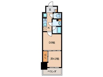 間取図 ﾊﾟｰｸｱｸｼｽ名古屋山王一丁目