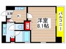 共同ハイツ西大須 1Kの間取り