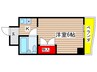 ヒルズ高坂 1Kの間取り
