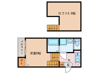 間取図 ハーモニーテラス佐古前町Ⅱ