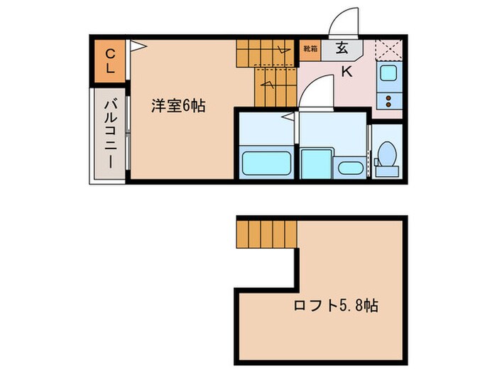 間取り図 ハーモニーテラス佐古前町Ⅱ