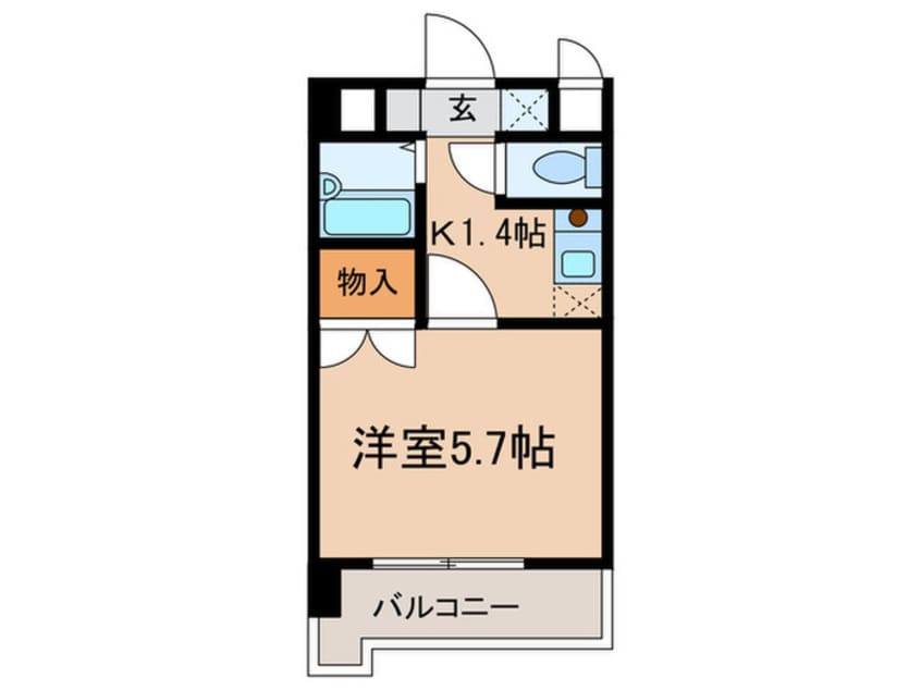 間取図 セジュール栄