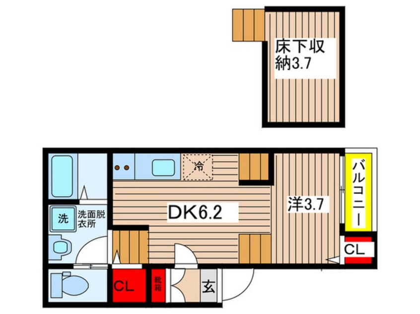 間取図 STELLA　FISSA　御器所