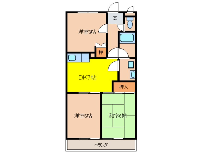 間取図 メゾンひかる