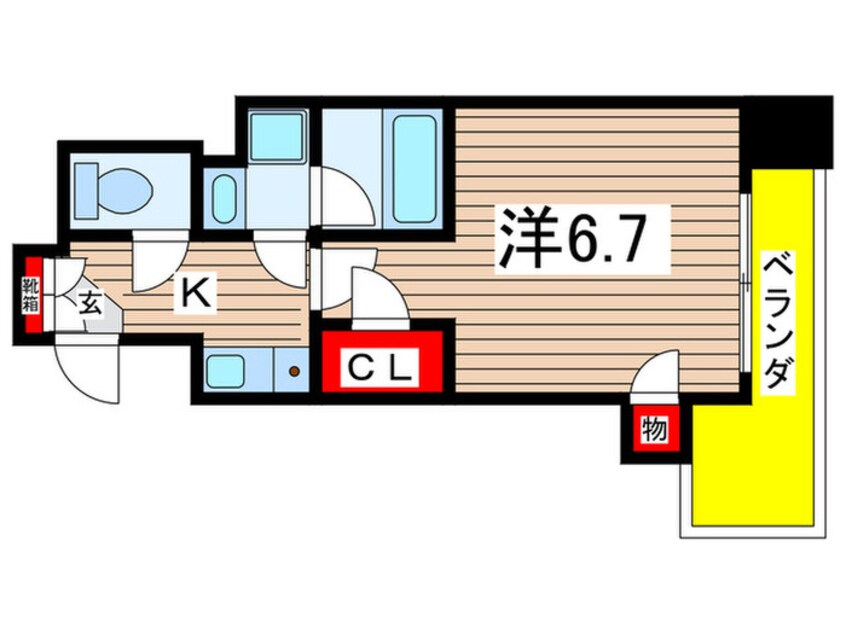 間取図 エッセ桜山