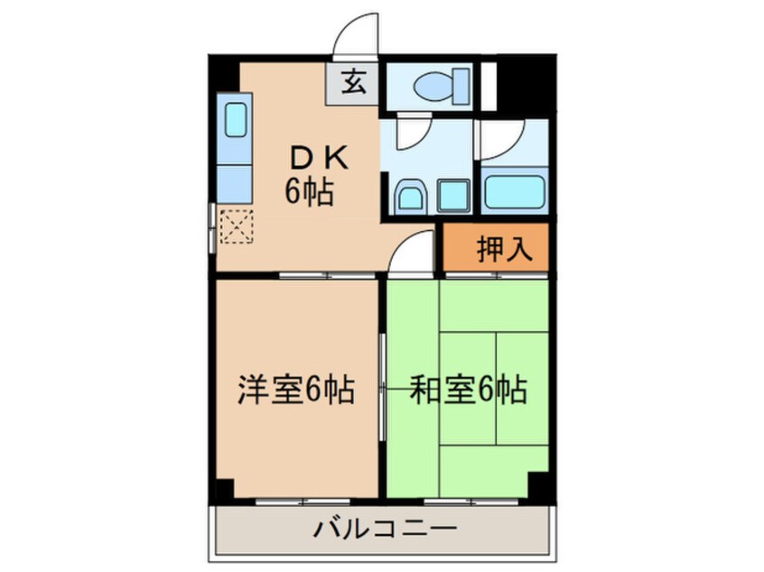 間取図 マンション・しらかば