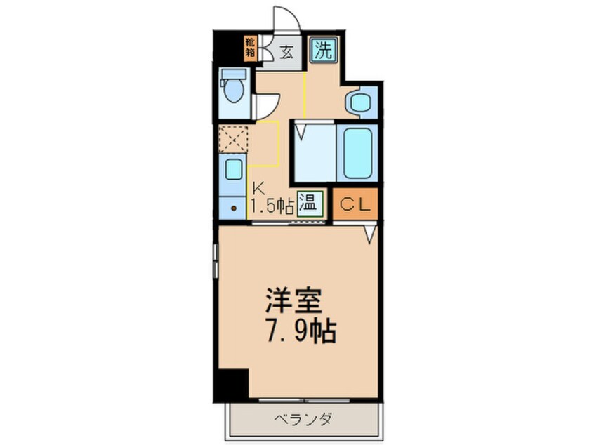 間取図 サン・名駅南ビル