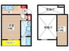 エクステンションY 1Kの間取り