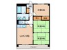 マンション錦 3LDKの間取り