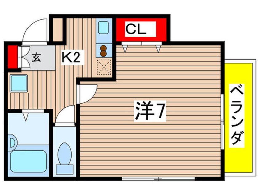 間取図 ヴァーベナ川名