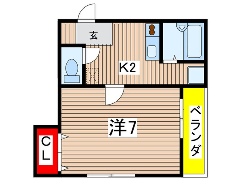 間取図 ヴァーベナ川名