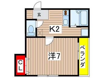 間取図 ヴァーベナ川名