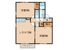 エスペランサ 2LDKの間取り