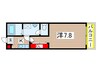 クレフラスト野並B棟 1Kの間取り