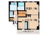 ＶＩＬＬＡ琴 1LDKの間取り