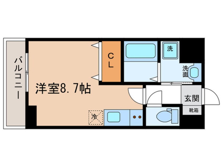 間取図 プログレッソ八田