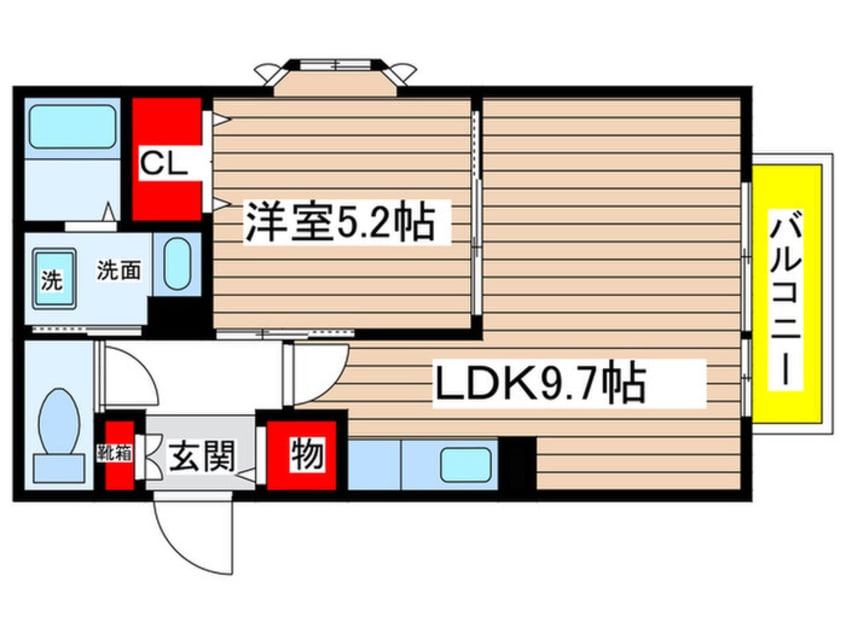 間取図 ラ・ボ－テⅠ