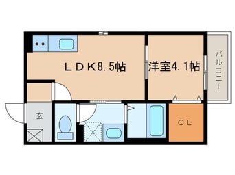 間取図 レガーロ志賀本通