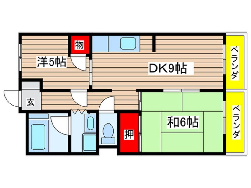 間取図 ヴィラセリーヌ