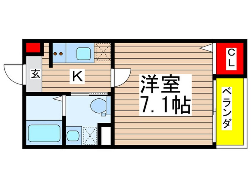 間取図 エスポワール露橋