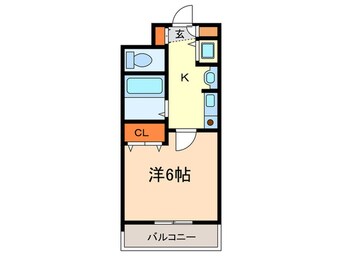 間取図 ﾌﾟﾚｻﾝｽ鶴舞駅前ﾌﾞﾘﾘｱﾝﾄ(702)