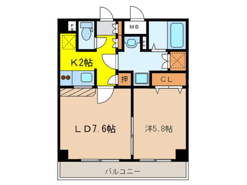 間取図 エスポア－ル千種