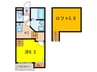 Creo日比野 1Kの間取り