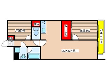 間取図 ヒルサイド植田