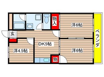 間取図 ロイヤルプラザヤマダ