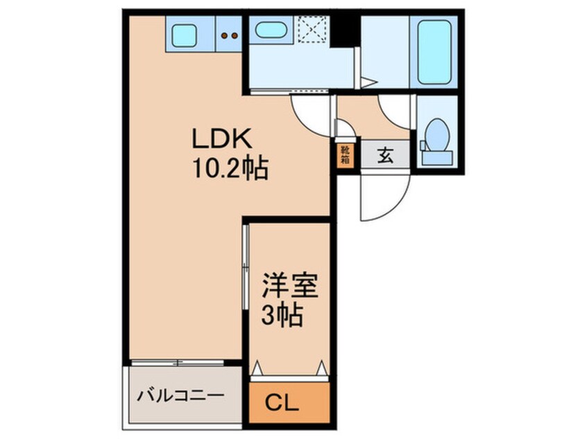 間取図 GRANDBLUE haruta Ⅰ