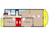 サンキャッスル岩崎 2LDKの間取り
