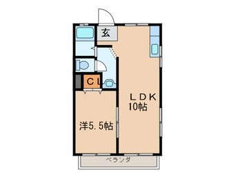 間取図 サロンハイツ