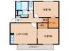 さつき館 2LDKの間取り